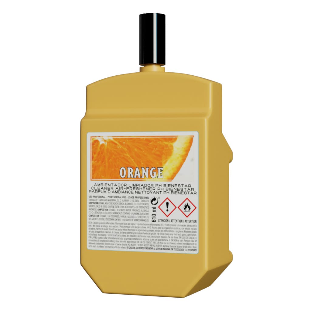 Ambientador bacteriostático naranja