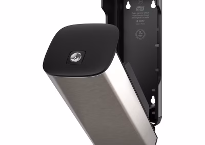 dispensador jabon acero inoxidable