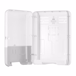 dispensador toallas plegadas en v