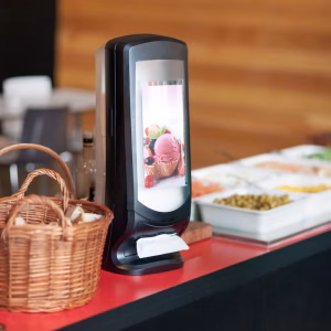 dispensador servilletas vertical para panaderias