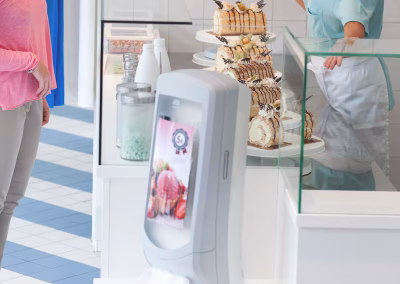 dispensador servilletas vertical para locales blanco