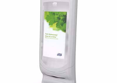 dispensador servilletas vertical blanco elegante