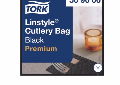 servilletas para cubiertos negras