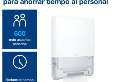 dispensador mini toallas en continuo