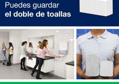 dispensador mini toallas en continuo