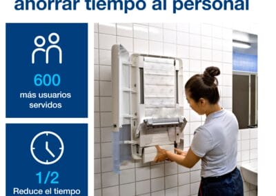 dispensador toallas en continuo
