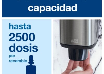 dispensador jabon acero inoxidable