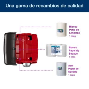 soporte pared bobina papel industrial 653008