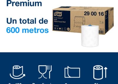 toalla de mano en rollo extra suave