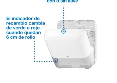 dispensador toallas rollo manual h1