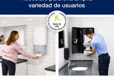 dispensador toallas en continuo