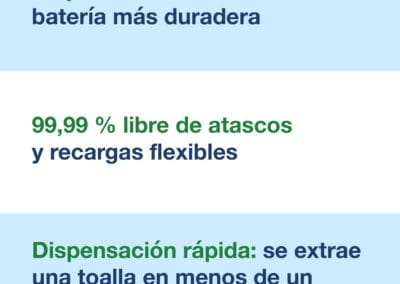 dispensador toallas continuo automatico