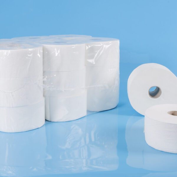 HPJMO130DPV485 Rollo Higiénico Industrial Jumbo (Laminado Decorado, 130 m, Pack 18 uds)