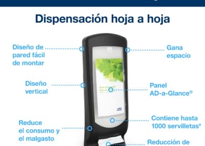 dispensador servilletas vertical para restaurantes