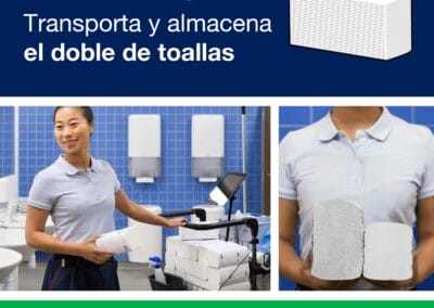 toallas de mano en continuo