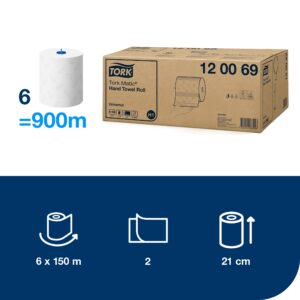 toalla de mano en rollo 2 capas