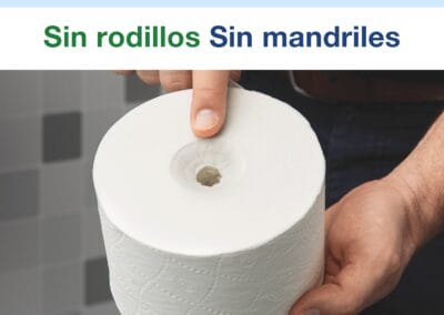 papel higienico sin mandril