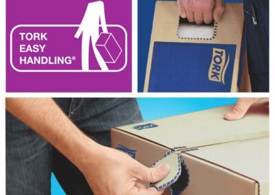 toalla de mano en rollo 2 capas