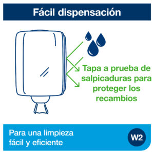 soporte pared bobina papel industrial 653008