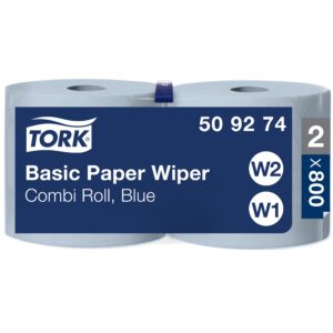 bobina papel secado azul w1 w2