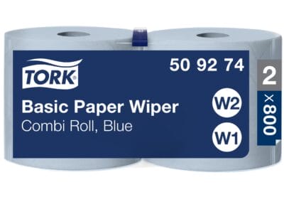 bobina papel secado azul w1 w2