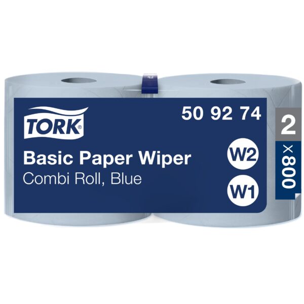 bobina papel secado azul w1 w2