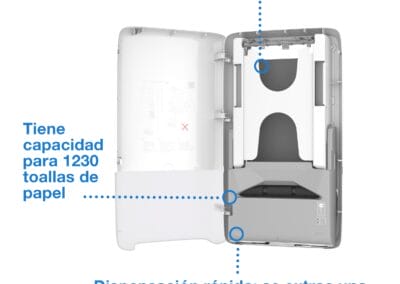 dispensador toallas continuo automatico