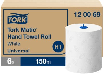 toalla de mano en rollo 2 capas