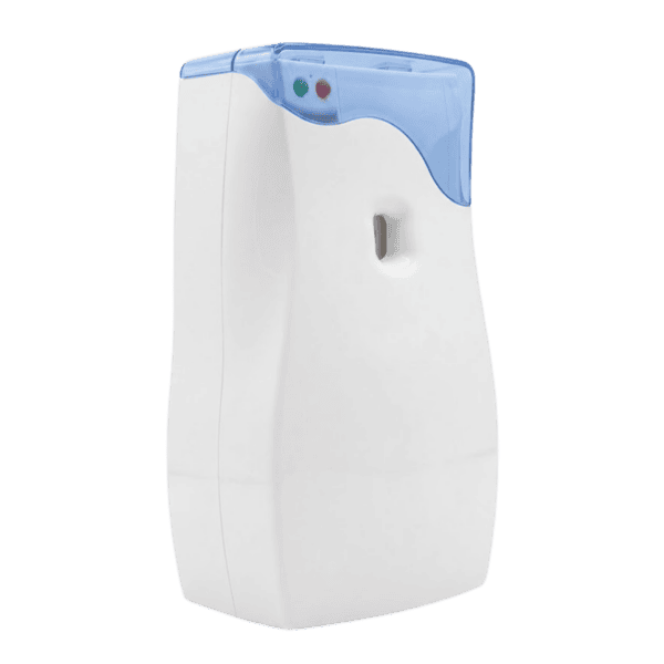 Dispensador de aromas programable profesional con pantalla LCD para control de fragancias.