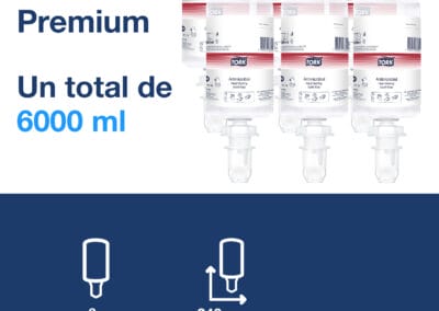 cartucho jabon liquido antimicrobiano