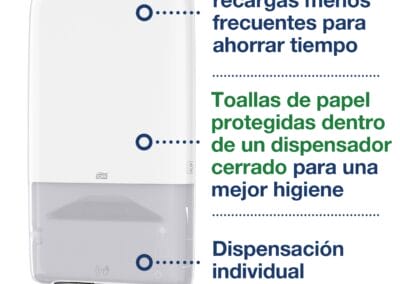 dispensador toallas continuo automatico