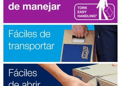 toalla de mano en rollo extra suave