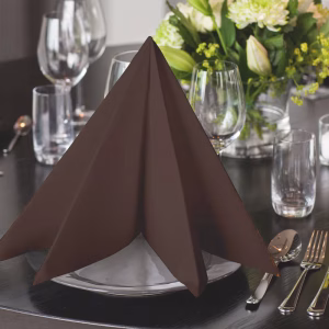 servilletas efecto tela cacao