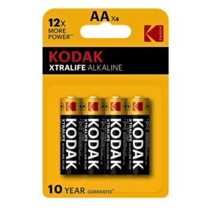 Pilas Alcalinas Kodak MAX AA - LR6 (Pack 4 uds)