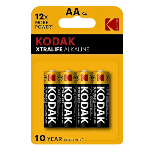Pilas Alcalinas Kodak MAX AA - LR6 (Pack 4 uds)