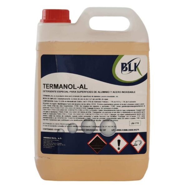 detergente lavavajillas aluminio profesional